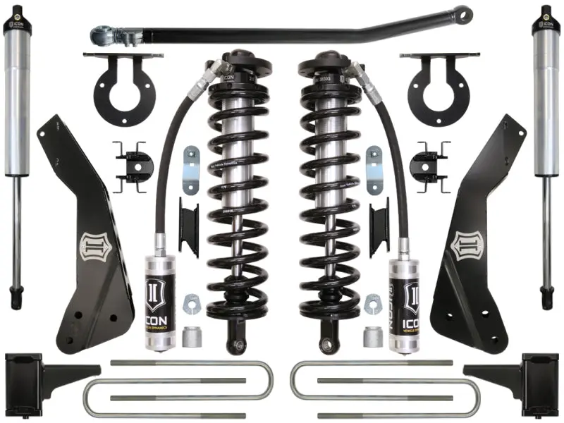 Icon Stage 2 Coilover Conversion System For 2011–2016 Ford F-250/F-350 (4–5.5" Lift) 1