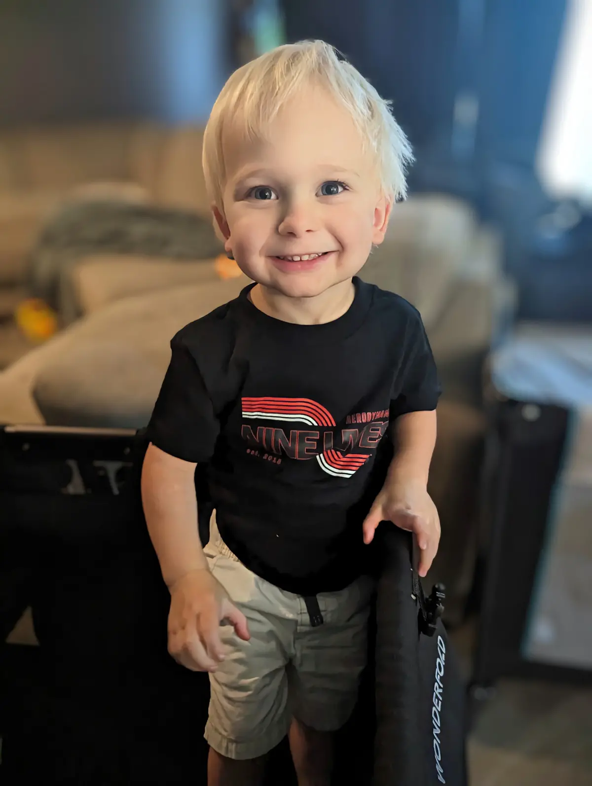 Nine Lives Racing Swoosh Toddler Short Sleeve Tee 1