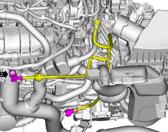 Ford Oem Evap Harness To Convert 2016+ Fiesta St To 2014-2015 Specs 1