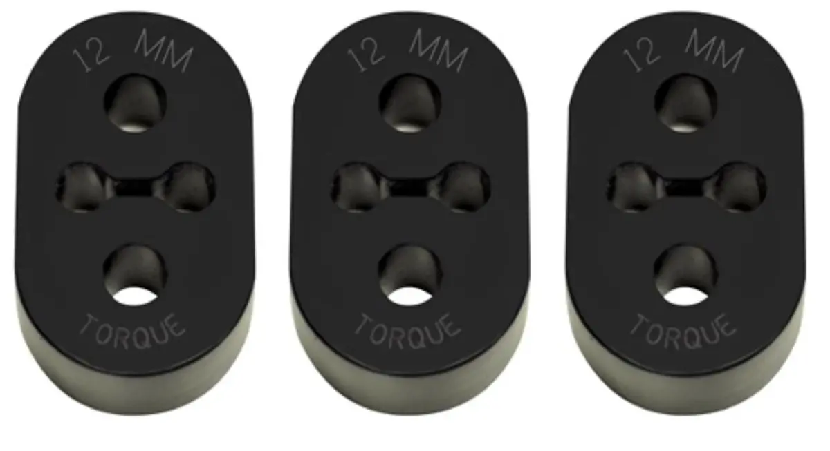Torque Solution Csrt4 Poly Exhaust Hanger Kit (3 Pack) 1