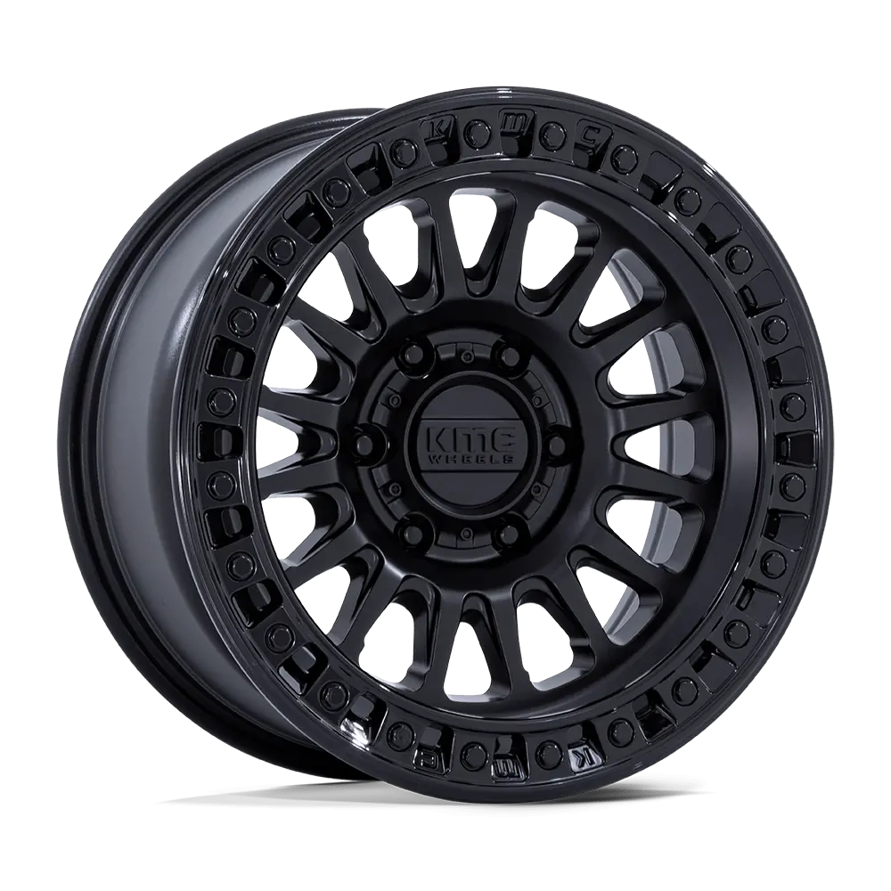Kmc Ims 18X9 +18 6X139.7 106 Matte Black W/ Gloss Black Lip ( Text For Clearance Price *** ) 1