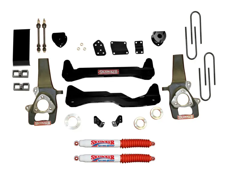 Skyjacker 4-Inch Lift Kit For 2006–2008 Dodge Ram 1500 Dge Models – Includes Four Nitro Shocks 1