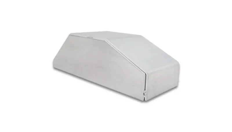 Vibrant Performance Intercooler End Tank — 4In W × 9.85In L × 3.25In H, 5052 Aluminum, Designed For Horizontal Core (Model 12837) 1