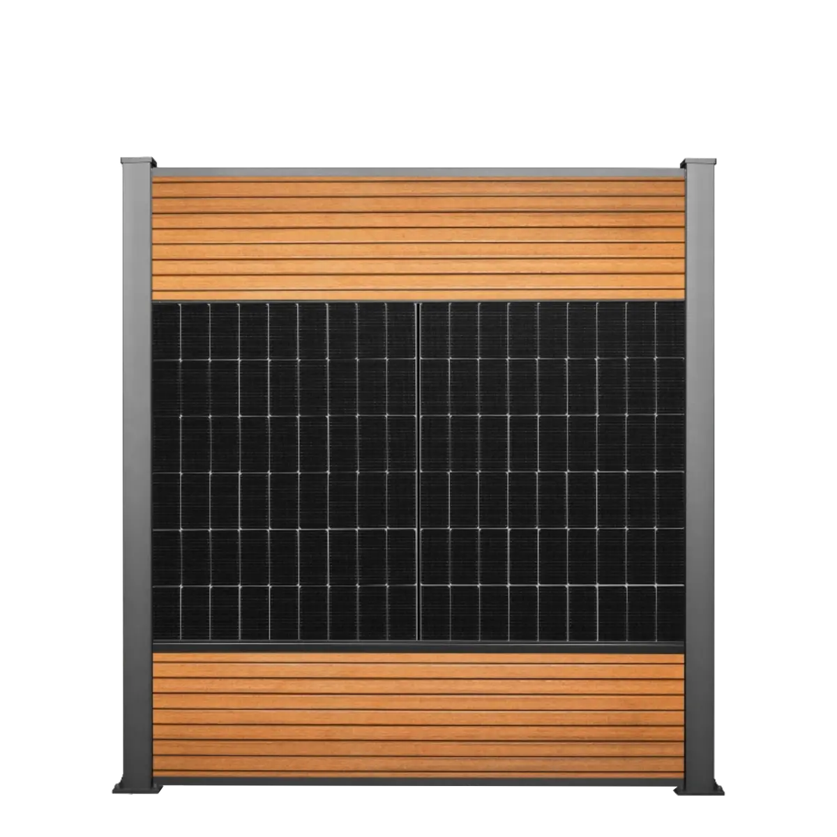 Falagotti Eleganza | Teak – Solarzaun 1