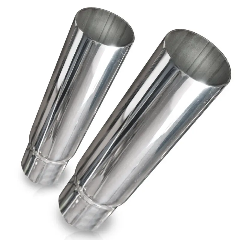 Stainless Works Straight-Cut Exhaust Tips – 2-Inch Id Inlet, 2-Inch Body Diameter 1