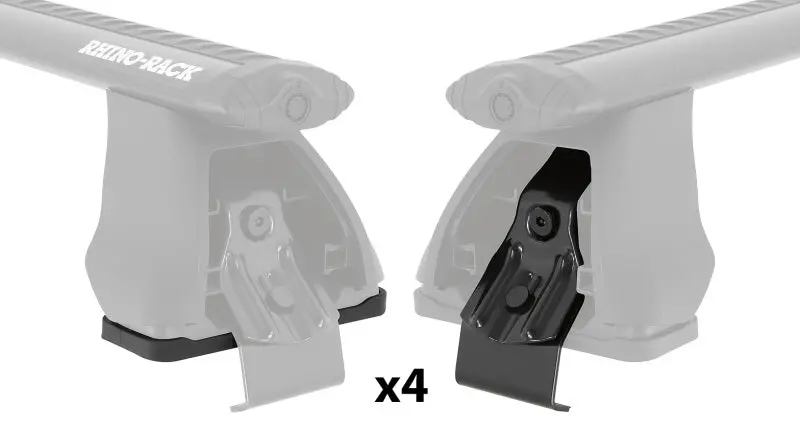 Rhino-Rack 2500 Fitting Kit – Includes 4 Roof Pad Mounts And 4 Clamps 1