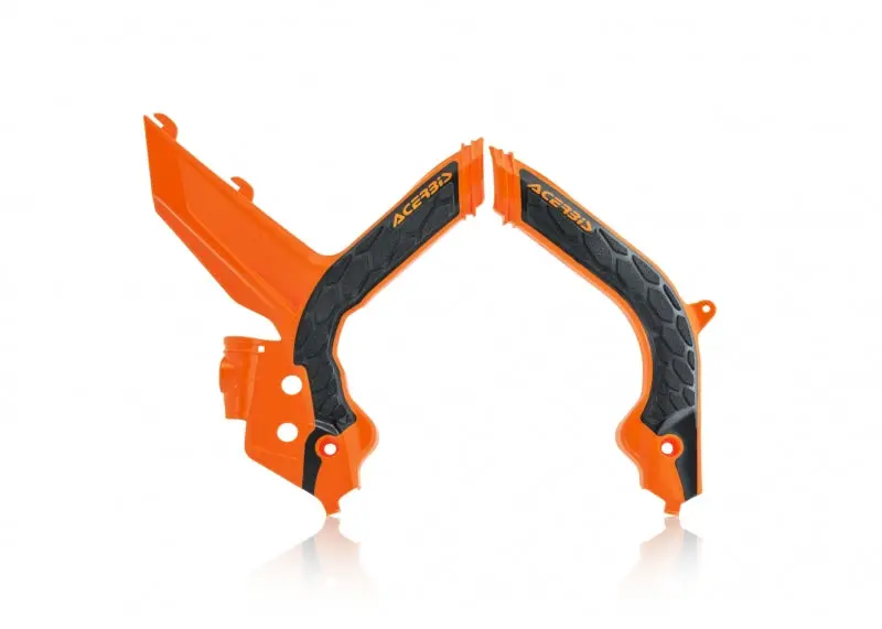 Acerbis X-Grip Frame Guard – Orange/Black, Compatible With Ktm Sx/Sx-F/Xc-F Models (2019–2022) 1