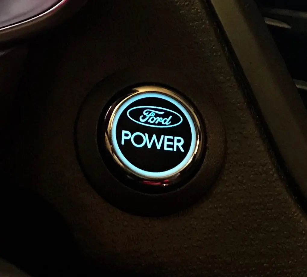 Ford Power Ignition Start Button Ford Fiesta / Focus St (Blue Light) 1