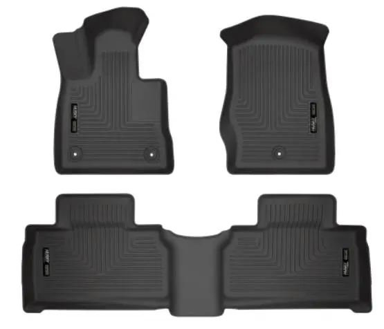 Husky Liners Weatherbeater Black Front & 2Nd Seat Floor Liners 2020+ Explorer St 1