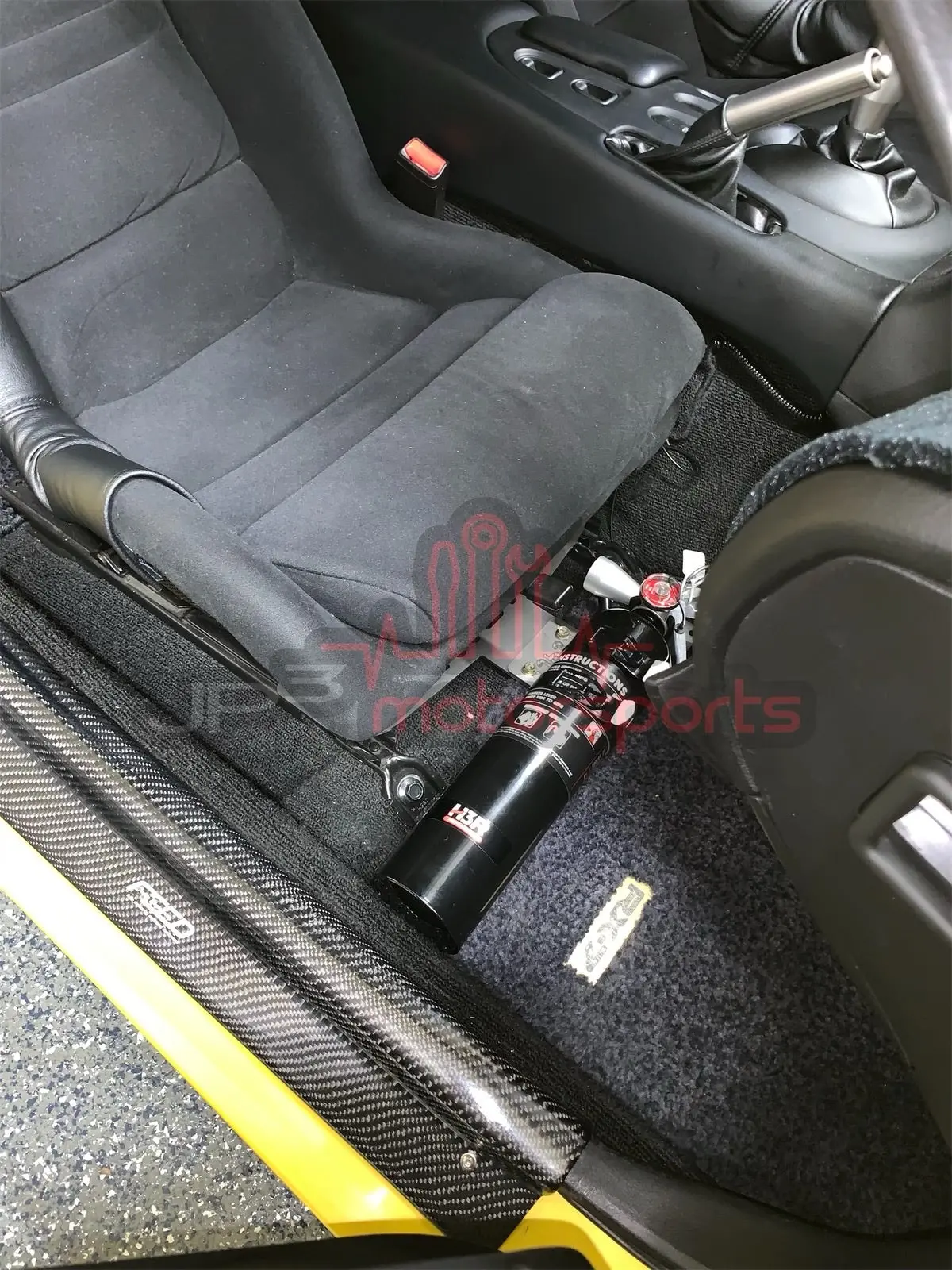 Mazda Rx7 Fd3s Fire Extinguisher Passenger Seat Mount For Oem & Oem Recaro Seat W/ Tilt Rails 1