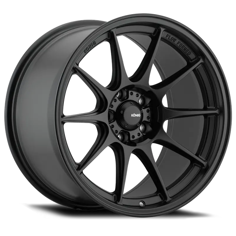 Konig Dekagram 18X8.5 5X114.3 Et45 Semi-Matte Black 1