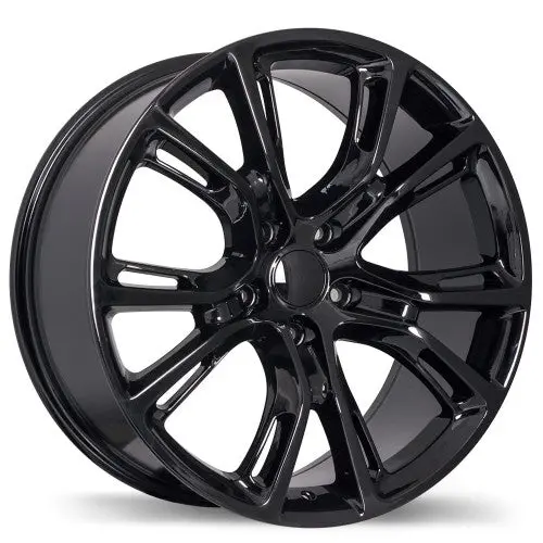 R148b Jeep Srt Reps Gloss Black 20X9 +34 5X127mm 71.5Mm 1