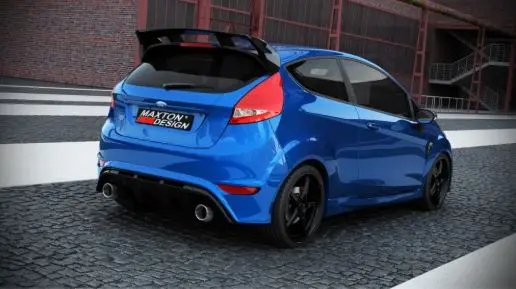 Maxton Design Rs Style Rear Spoiler 2014-2019 Fiesta St 1