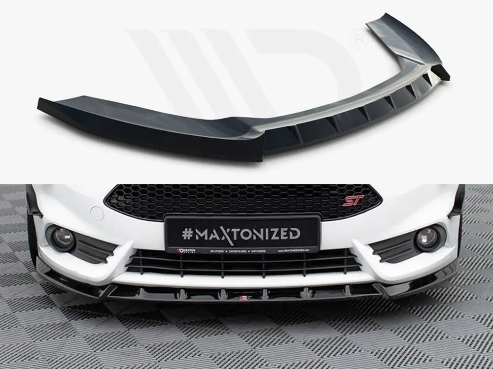 Maxton Design Version 6 Front Splitter 2014-2019 Fiesta St 1