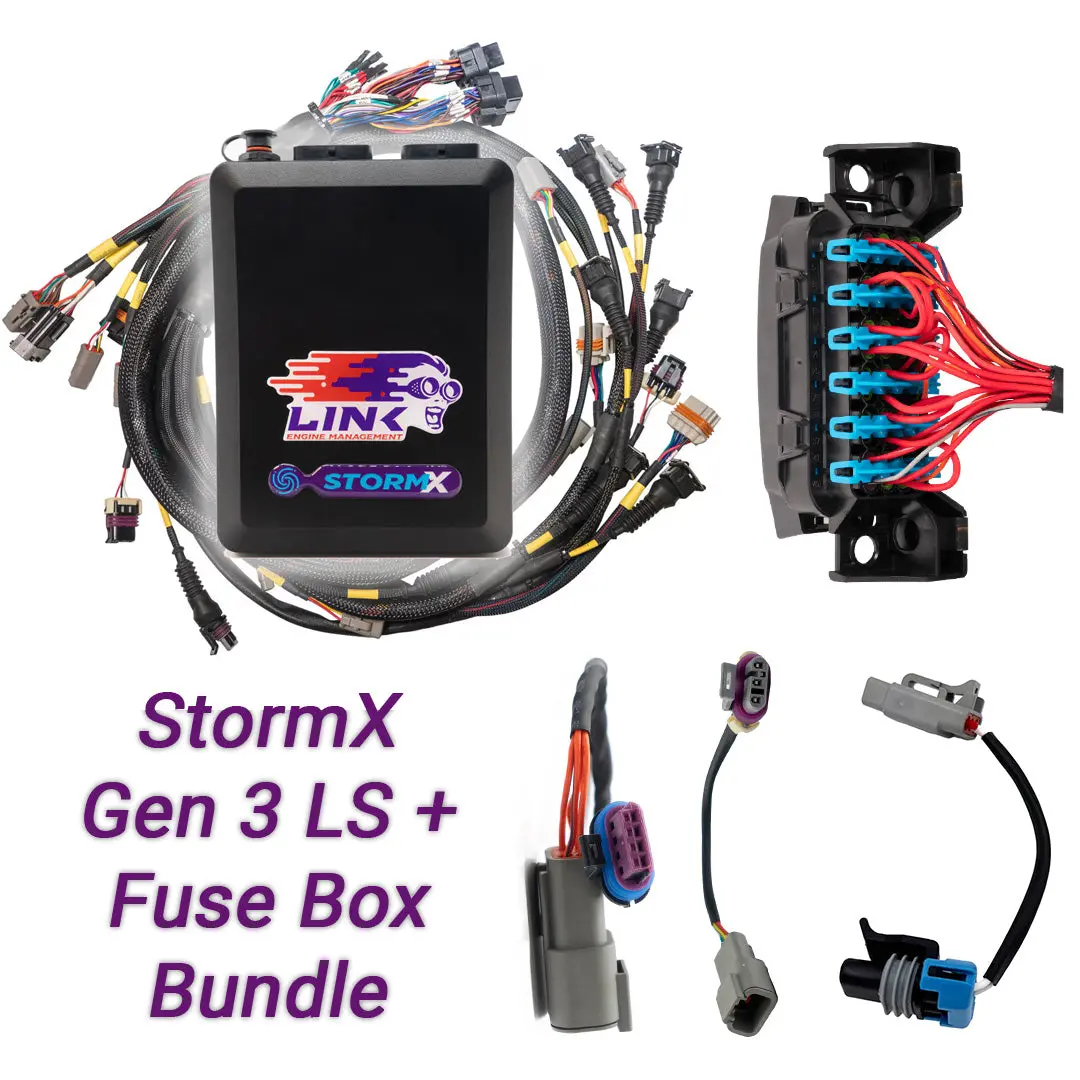 Gen3 Ls Bundle - G4x Stormx Ecu + Ls Engine Harness + Fuse Box Bundle 1