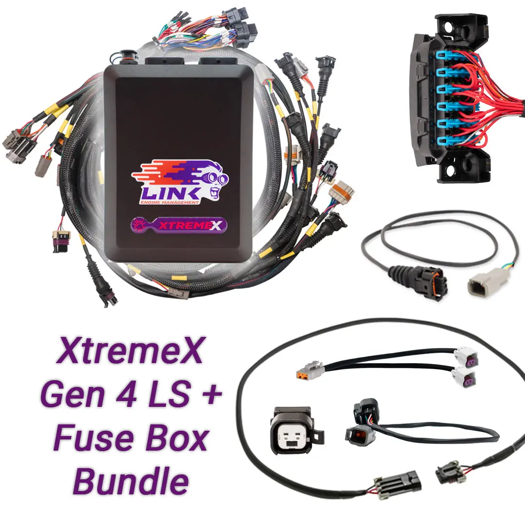 Gen4 Ls Drive-By-Wire & Fuse Box Bundle: G4x Xtremex Ecu + Ls Engine Harness Bundle 1