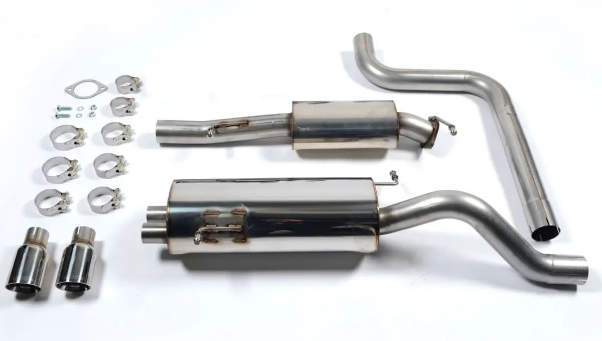 Milltek Fiesta St Us Spec 2.75" Race Cat Back Exhaust System  (Resonated) 1