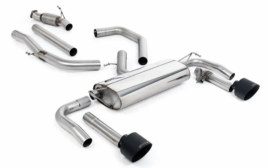 Milltek Valved Cat Back Exhaust System (Non Resonated, Black Tips) 2022+ Elantra N 1