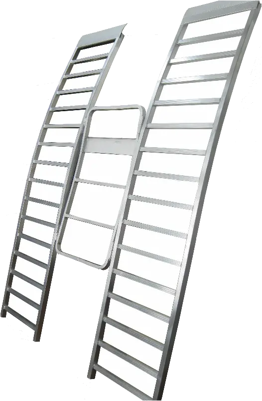 Rampe En Aluminium -Pliable En 3 Parties- Reversible 1