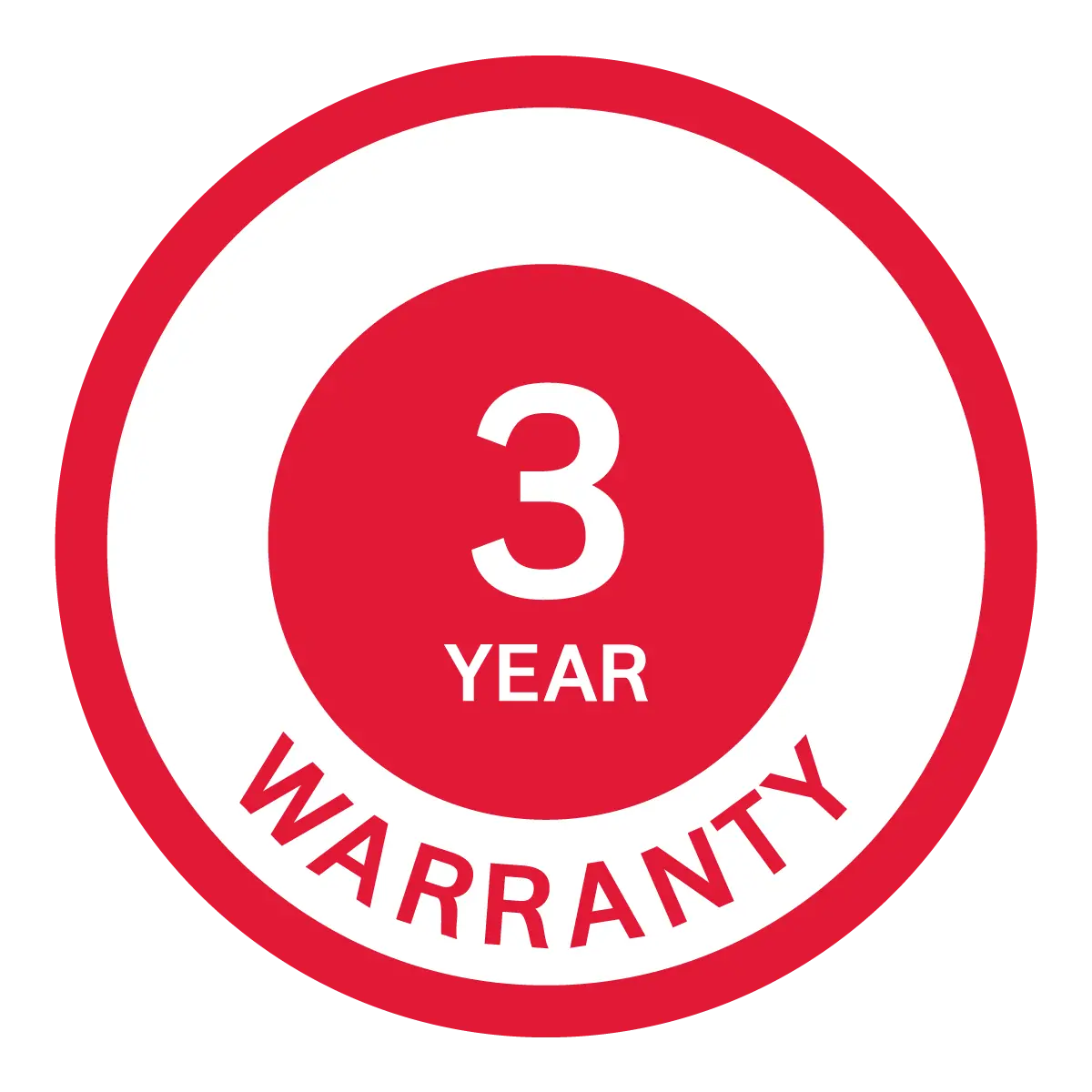 3 Year Warranty 1