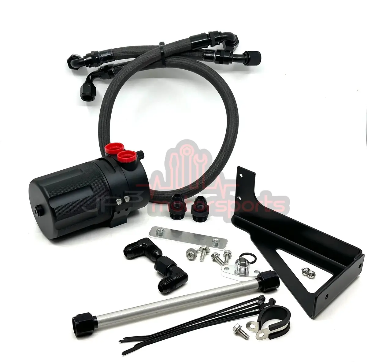 Mazda Rx7 Fd3s Assembled Large Catch Can Kit With Racerite Hose 1