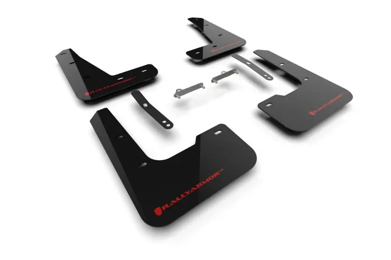 Rally Armor Mud Flap Kit Black W/Red Logo 2024-2026 Elantra N *Free Shipping* 1
