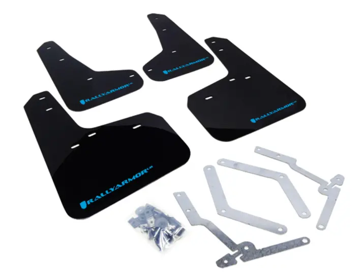 Rally Armor 13-16 Ford Focus St /16-17 Focus Rs Ur Black Mud Flap With Nitrous Blue Logo *Free Shipping* 1