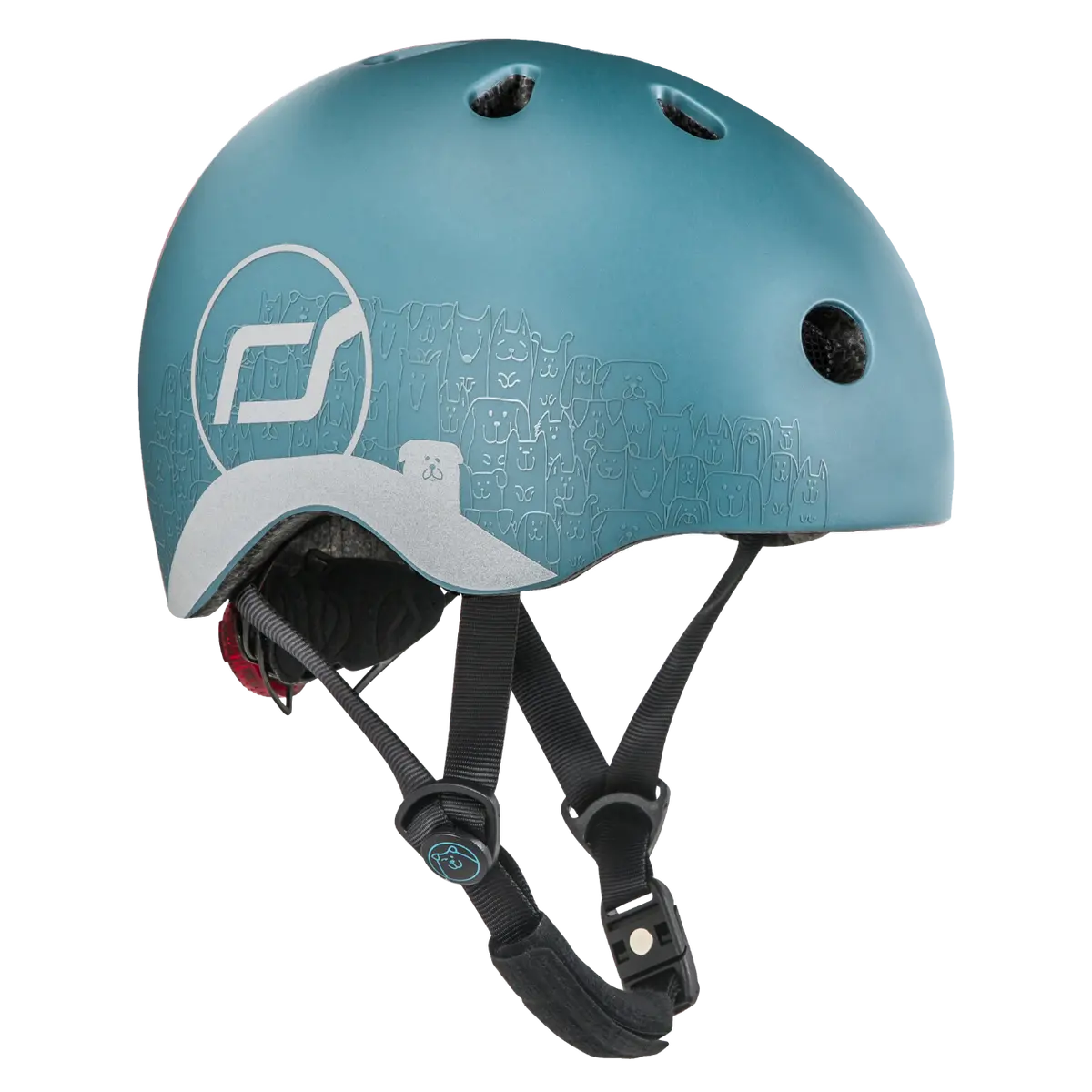 Highwaykick Reflective Helmet Xxs-S -  Reflektierender Sicherheitshelm Für Kinder 1
