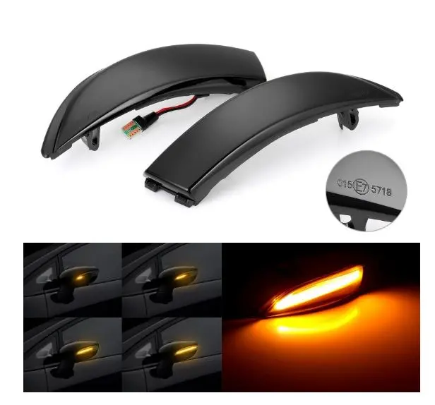 Isincer Side Mirror Turn Signal Dynamic Led Lights 2014-2019 Fiesta St * 2 Colors Available* 1