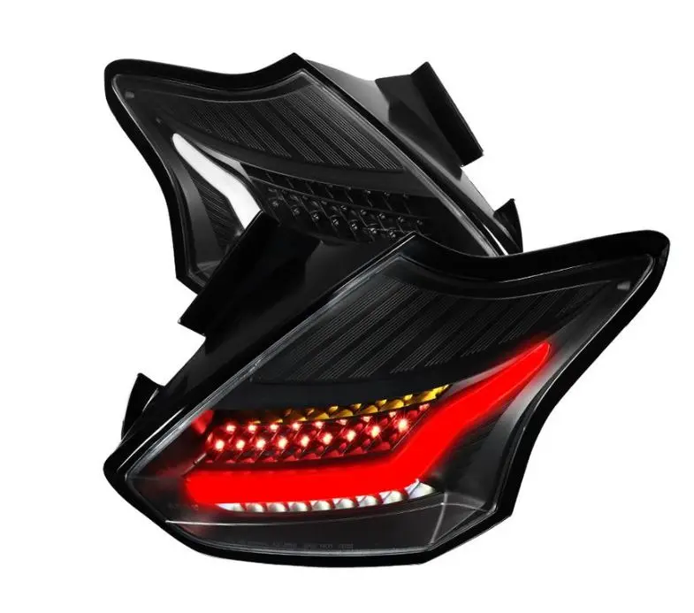 Spec-D Led Tail Lights Ford Focus Se/St/Rs (15-18) Black, Smoke, Red Or Clear 1