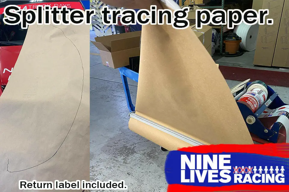 Splitter Template Drawing Material. 1
