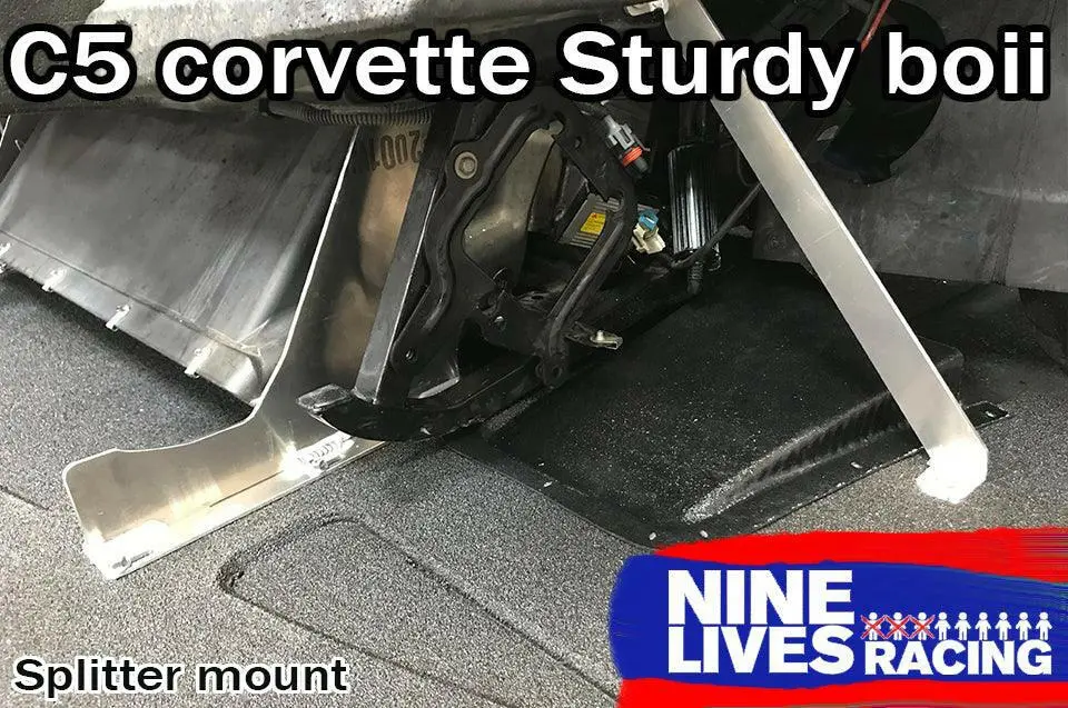 Corvette Sturdy Boii Splitter Mounts ‘97-04 C5 1