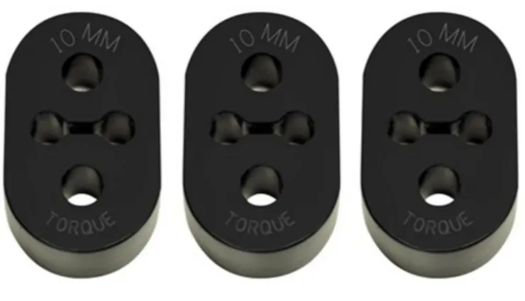 Torque Solution Fiesta St Poly Exhaust Hanger Kit (3 Or 4 Pack) 1