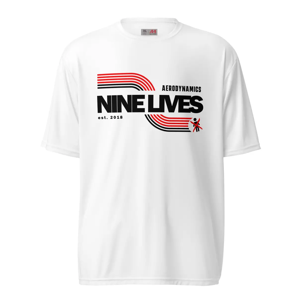Nine Lives Swoosh Performance Crew Neck T-Shirt 1