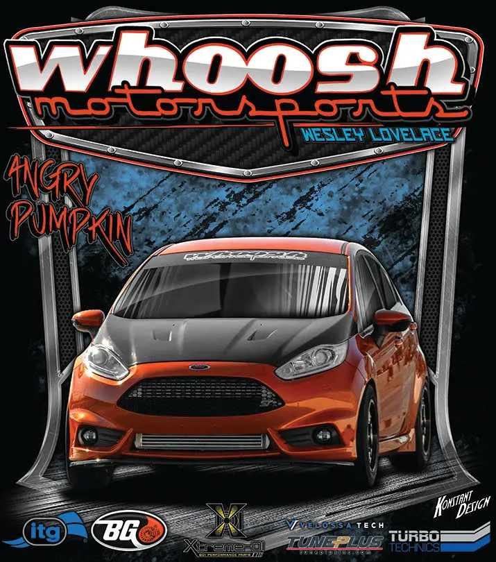 Whoosh Motorsports Race Day T-Shirt V2 *Free Shipping* 2014-2019 Fiesta St 1