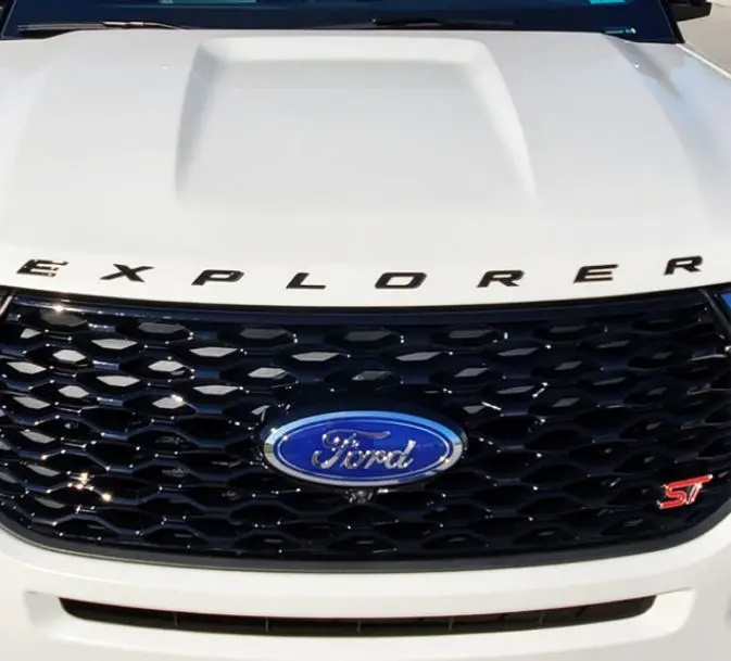 Upr 2020+ Ford Explorer St Hood Badge Lettering *Free Shipping* 1