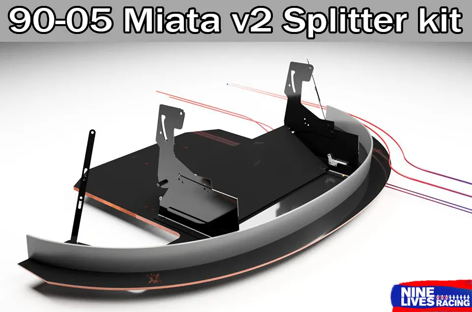 Mazda Miata Quick Release Splitter Kit 1990-05 Na/Nb 1