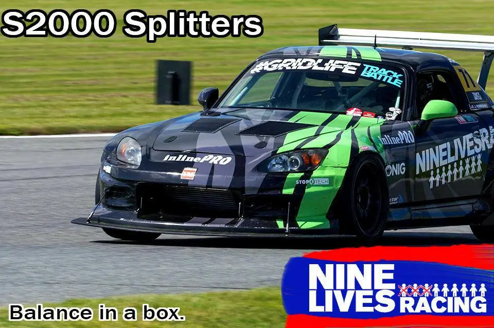 S2000 Rocket Nose Splitter For Voltex Bumbers  ’99-09 1