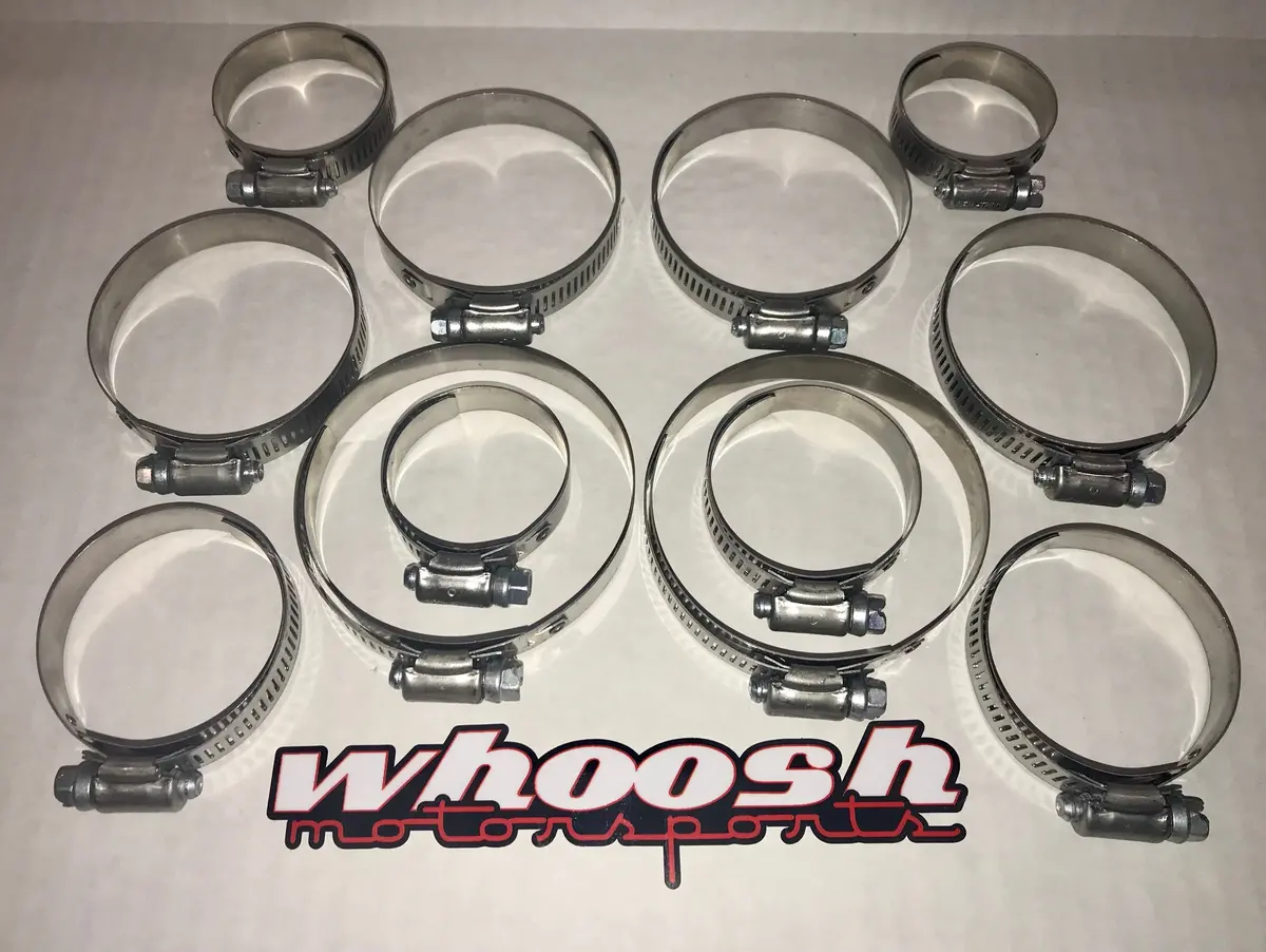 Whoosh Brand Hose Clamp Kit (For Intercooler Boost Hoses) Fiesta St 2014+ 1