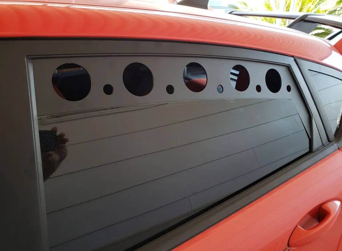 Whoosh Brand Fiesta 2014-2019 Rear Window Rally Vents *Free Shipping* 1