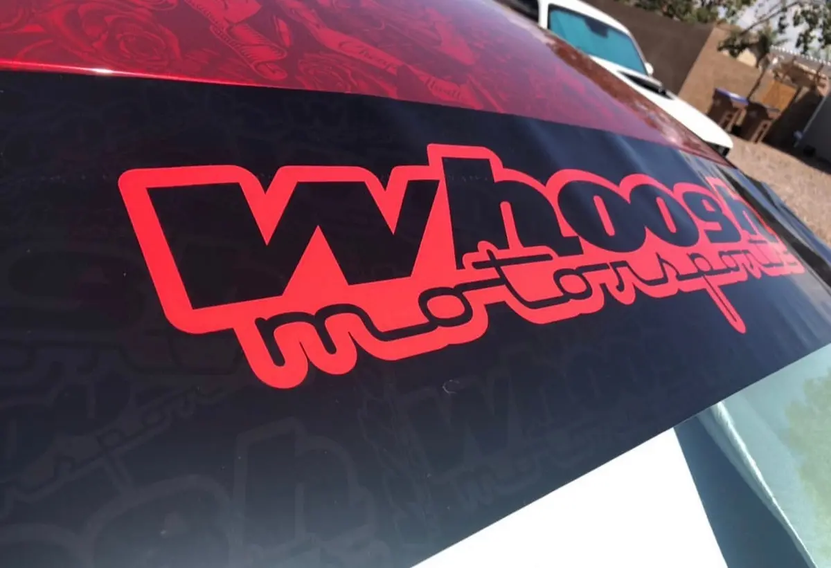Whoosh Motorsports Windshield Banner *Free Shipping* 4