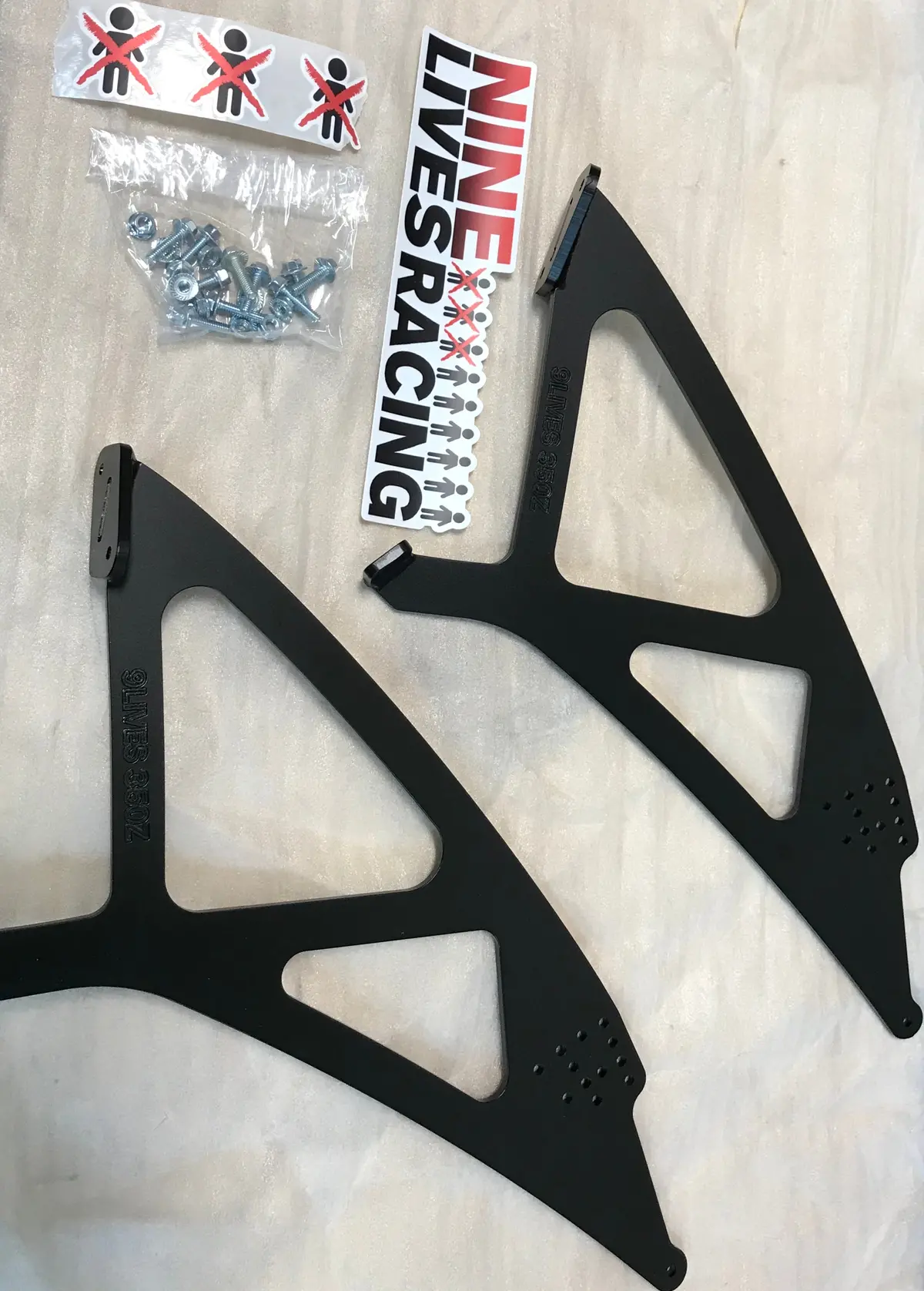 350Z Big Wang Kit '02-08 Z33 Mounts/Pylons Only 1