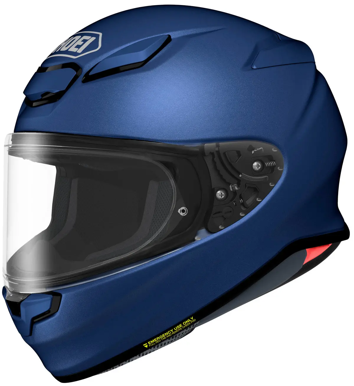 Shoei Rf-1400 Full-Face Motorcycle Helmet – Solid Matte Blue Finish 1