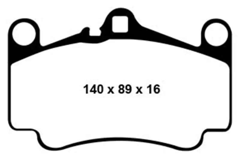 Ebc Yellowstuff Front Brake Pads For 2003–2005 Porsche 911 (996) Carrera 4S 3.6L 1
