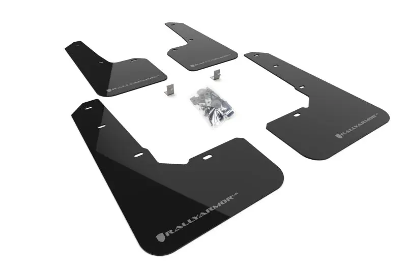 Rally Armor Custom Mud Flaps For 2022 Subaru Outback Wilderness – Black With Grey Logo 1