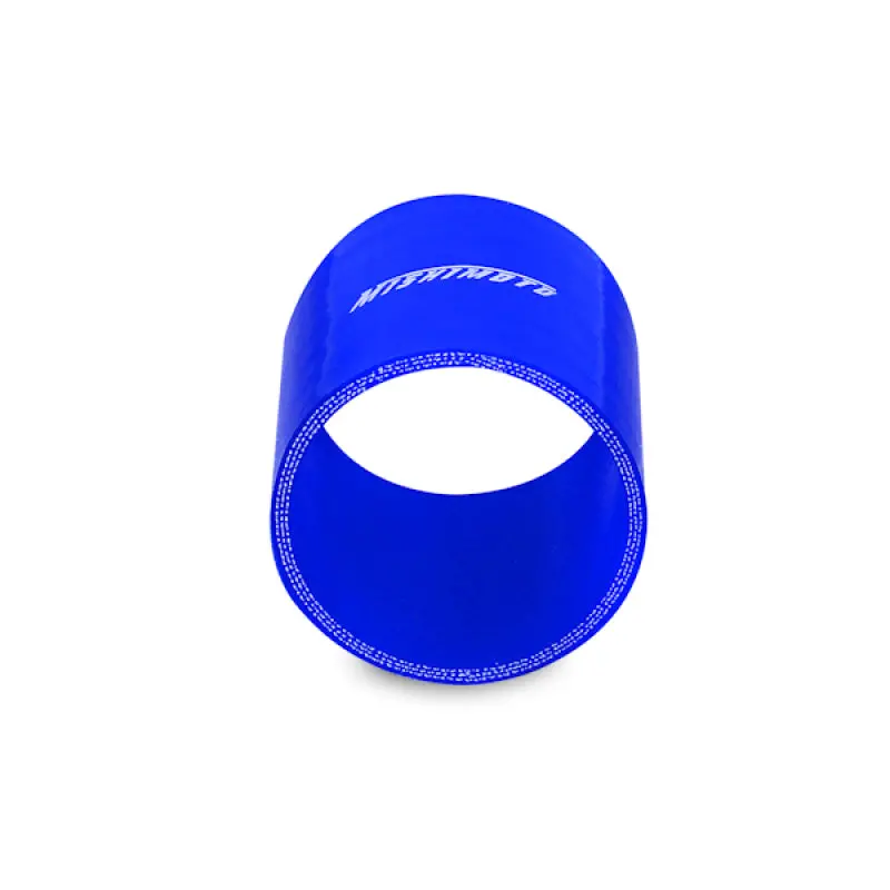 Mishimoto 2.5" Blue Silicone Straight Coupler – High-Performance Hvac And Intake Hose Fitting 2