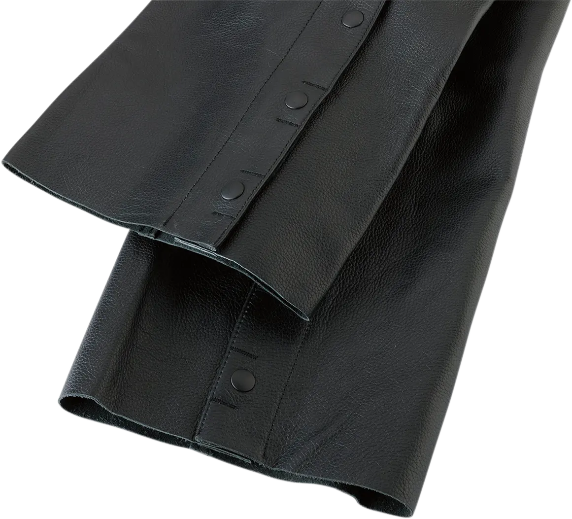 Z1R Sabot Riding Chaps — Black Leather, Size 2Xl (Model 2812-0024) 1
