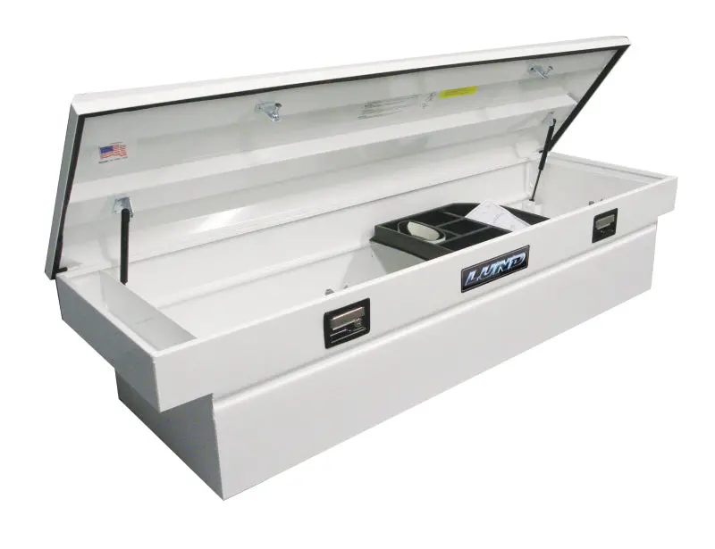 Lund Universal Steel Cross Box – White Powder-Coated Finish 1