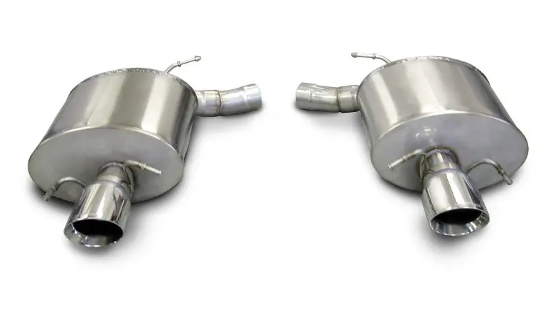 Corsa Polished Sport Axle-Back Exhaust For 2009–2013 Cadillac Cts V-Sedan (6.2L V8) 1