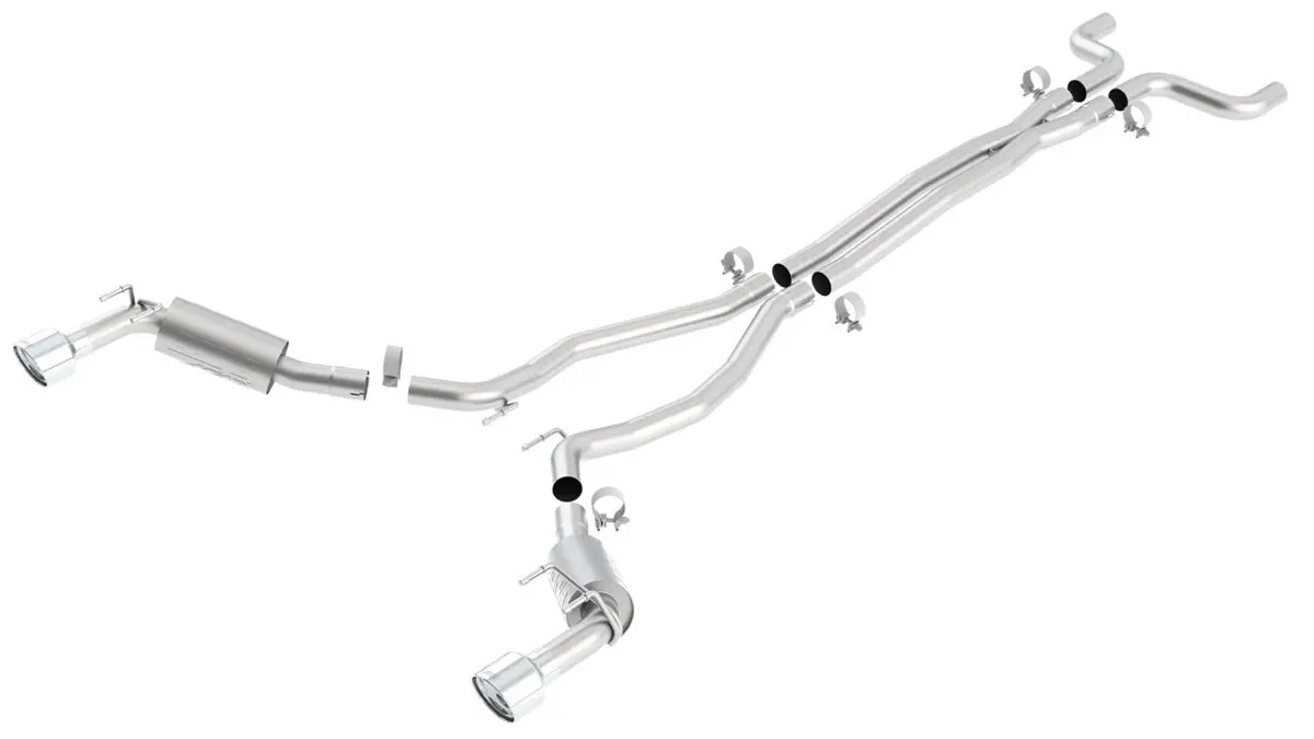 Borla Atak Cat-Back Exhaust System For 2010–2013 Chevrolet Camaro Ss (6.2L V8) 1